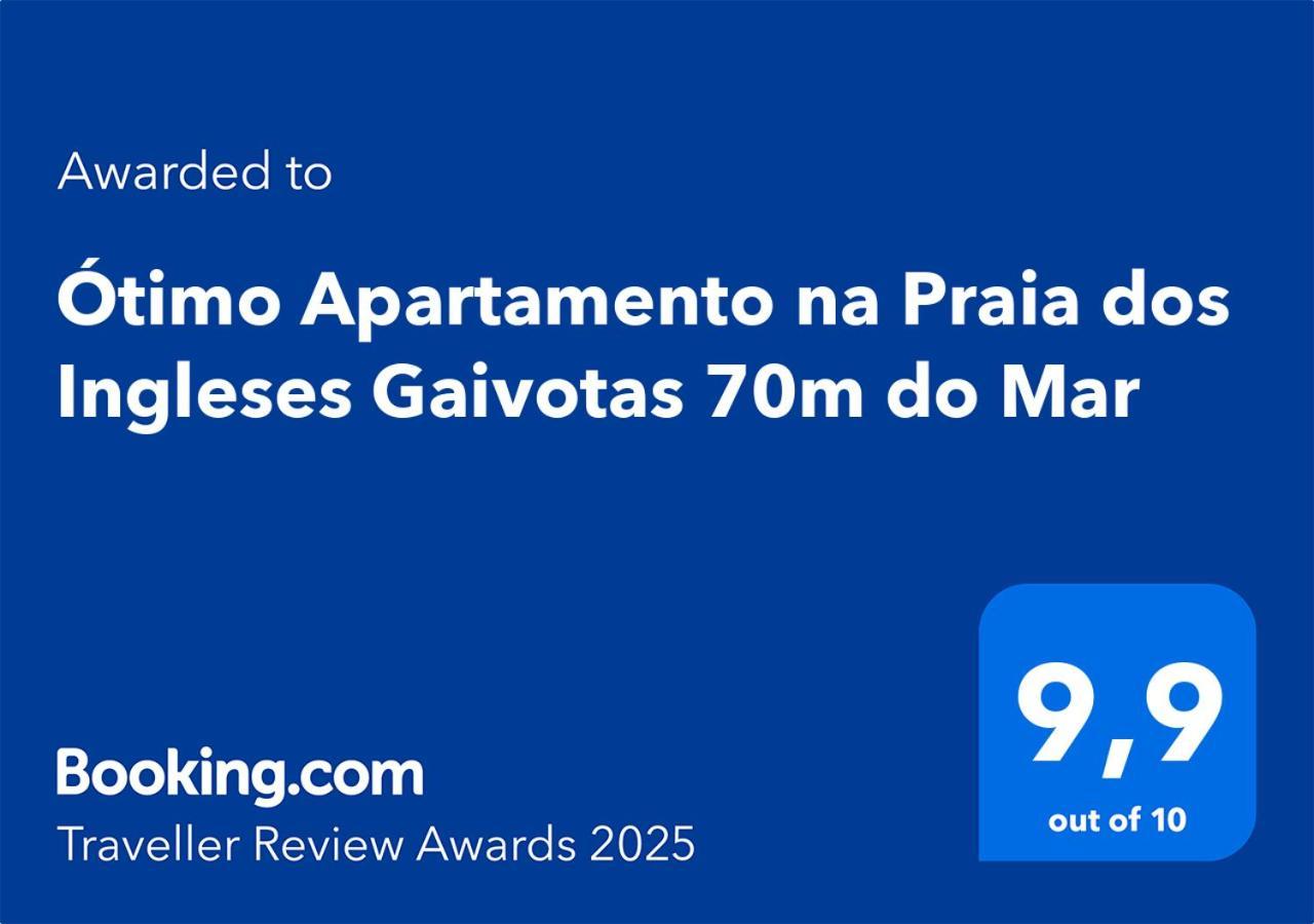 Otimo Apartamento Na Praia Dos Ingleses Gaivotas 70M Do Mar フロリアノポリス エクステリア 写真